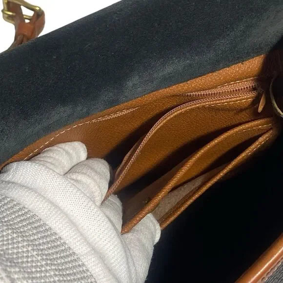 Vintage Dooney & Bourke All-Weather Leather Crossbody Bag Satchel Repainted